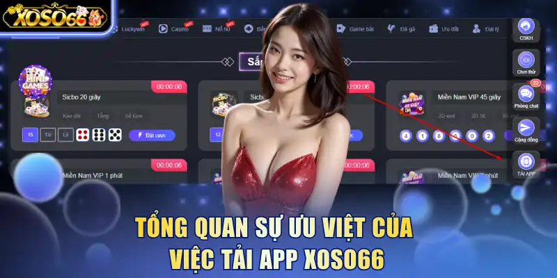 Tổng quan sự ưu việt của việc tải app Xoso66